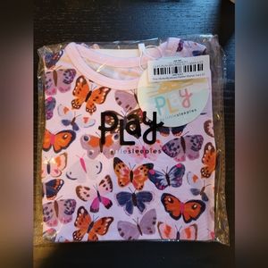 Little Sleepies Butterfly Kisses Flutter Sleeve SS Tee